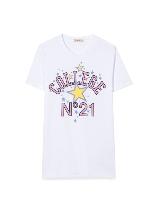 N°21 COLLEGE LOGO T-SHIRT