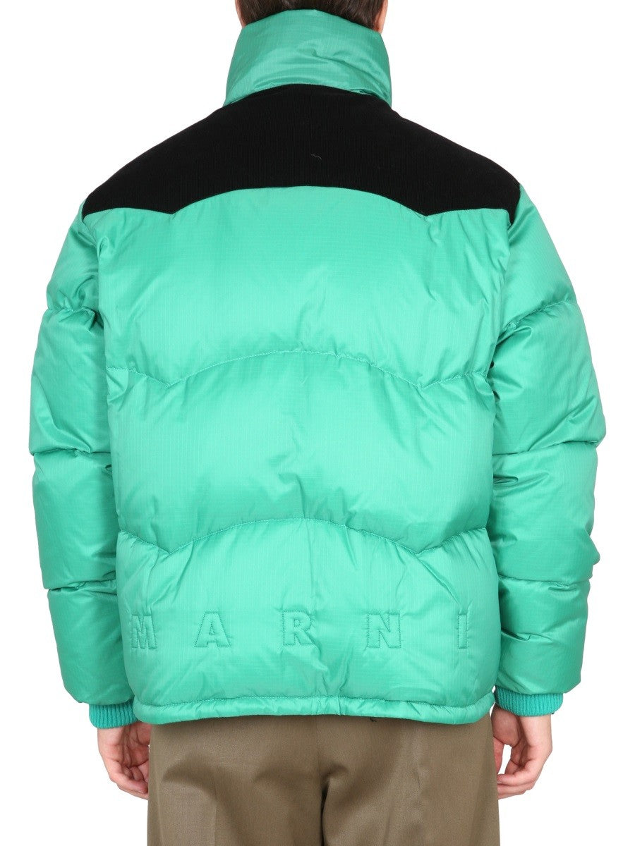 Marni COLOR-BLOCK DOWN JACKET