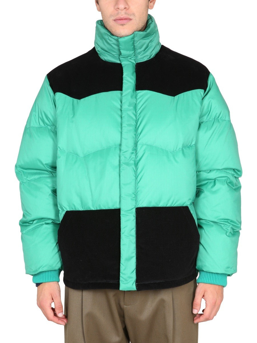 Marni COLOR-BLOCK DOWN JACKET