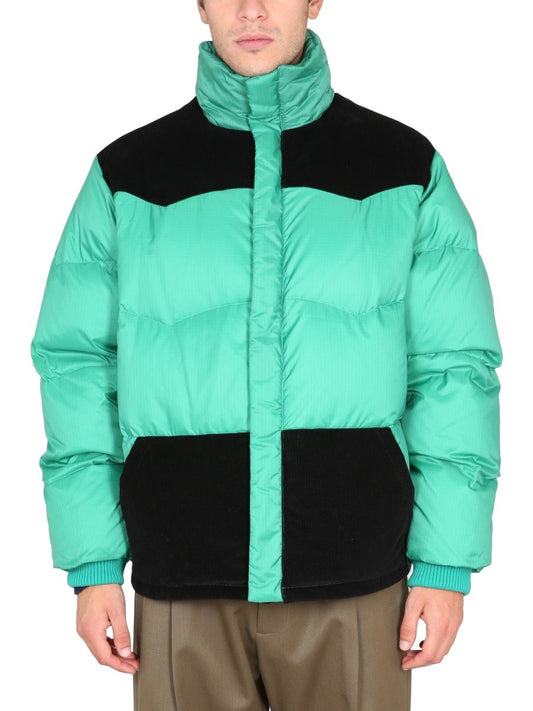 Marni COLOR-BLOCK DOWN JACKET