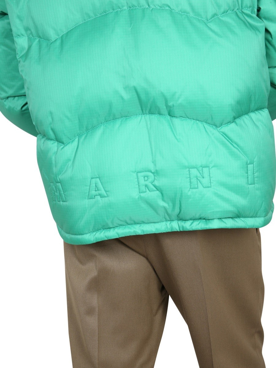 Marni COLOR-BLOCK DOWN JACKET