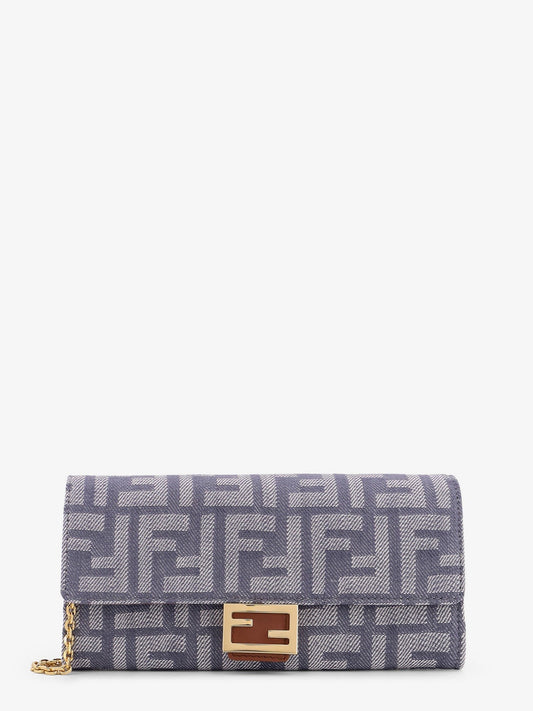 Fendi Continental With Chain Baguette wallet