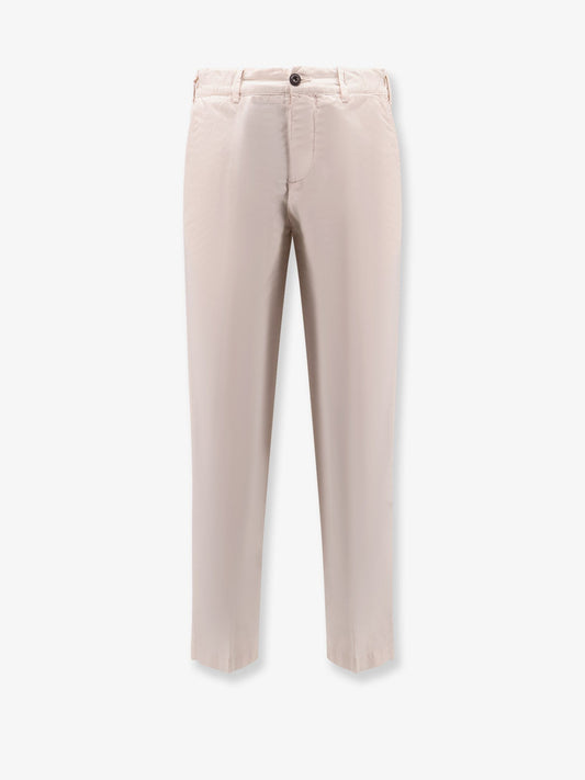 NUGNES 1920 Cotton and linen trousers