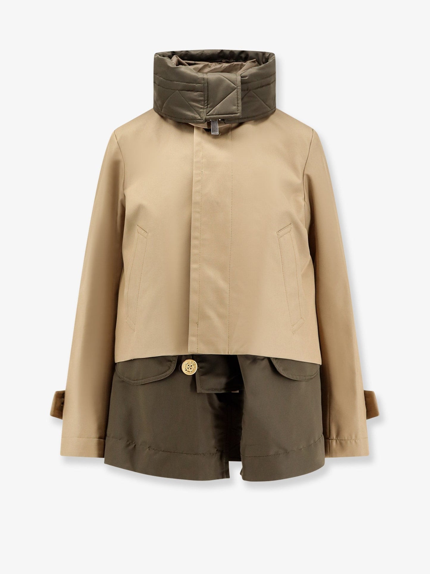 SACAI Cotton and nylon jacket