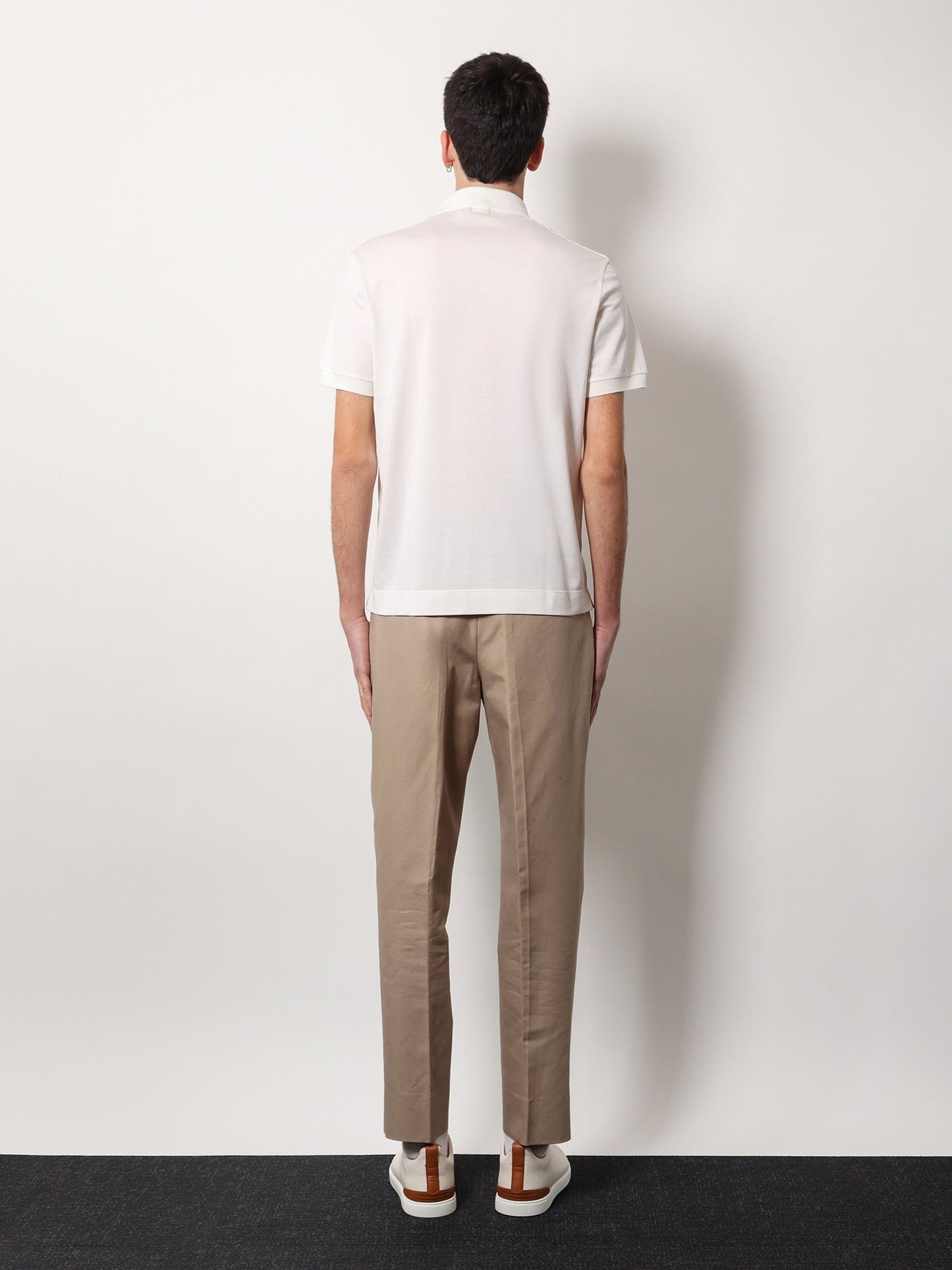 Zegna Cotton and silk polo shirt