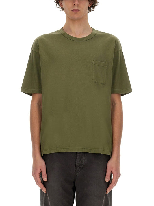 VISVIM COTTON AND SILK T-SHIRT