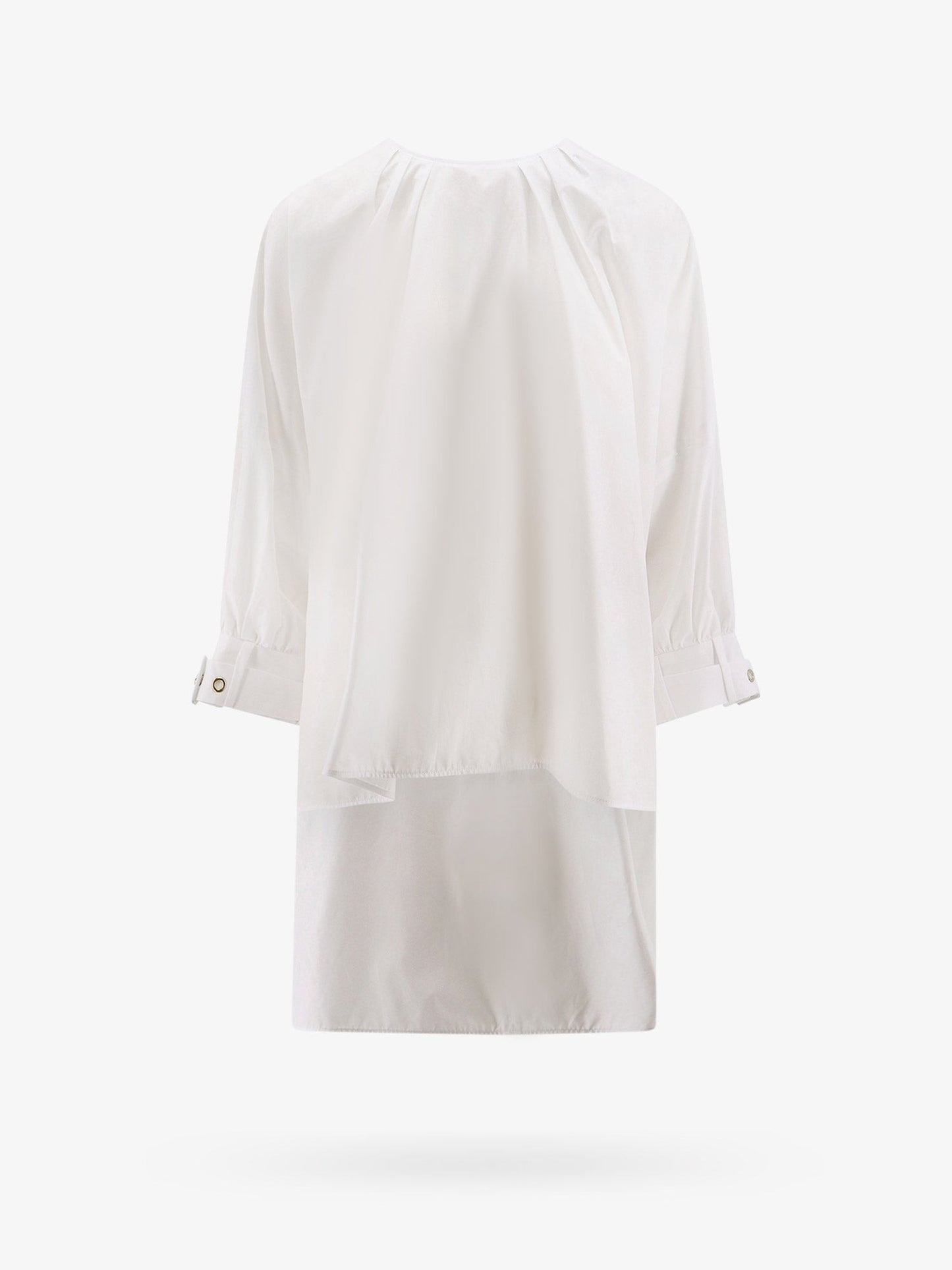 'S MAX MARA Cotton asymmetric shirt
