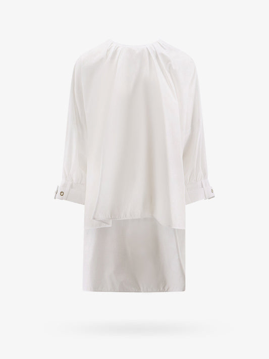'S MAX MARA Cotton asymmetric shirt