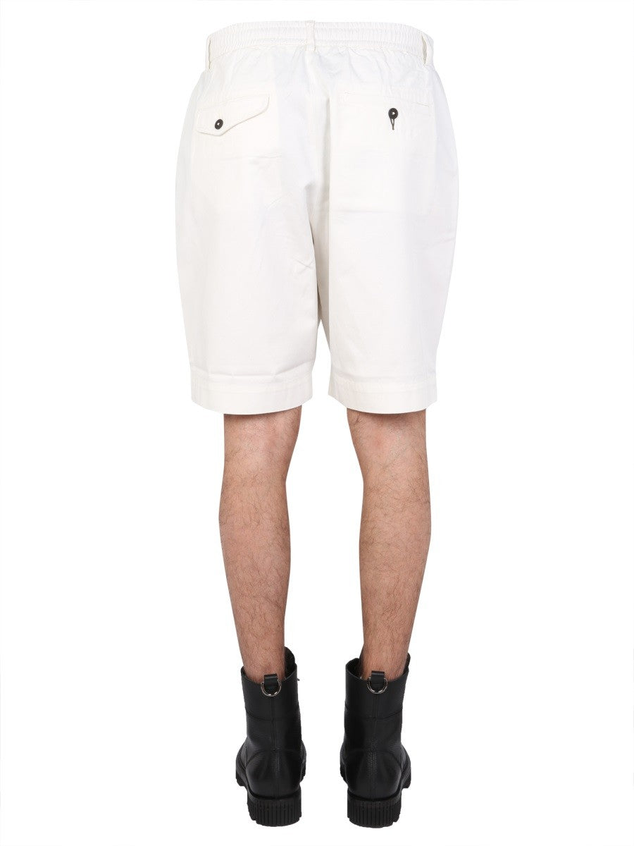 UNIVERSAL WORKS COTTON BERMUDA SHORTS