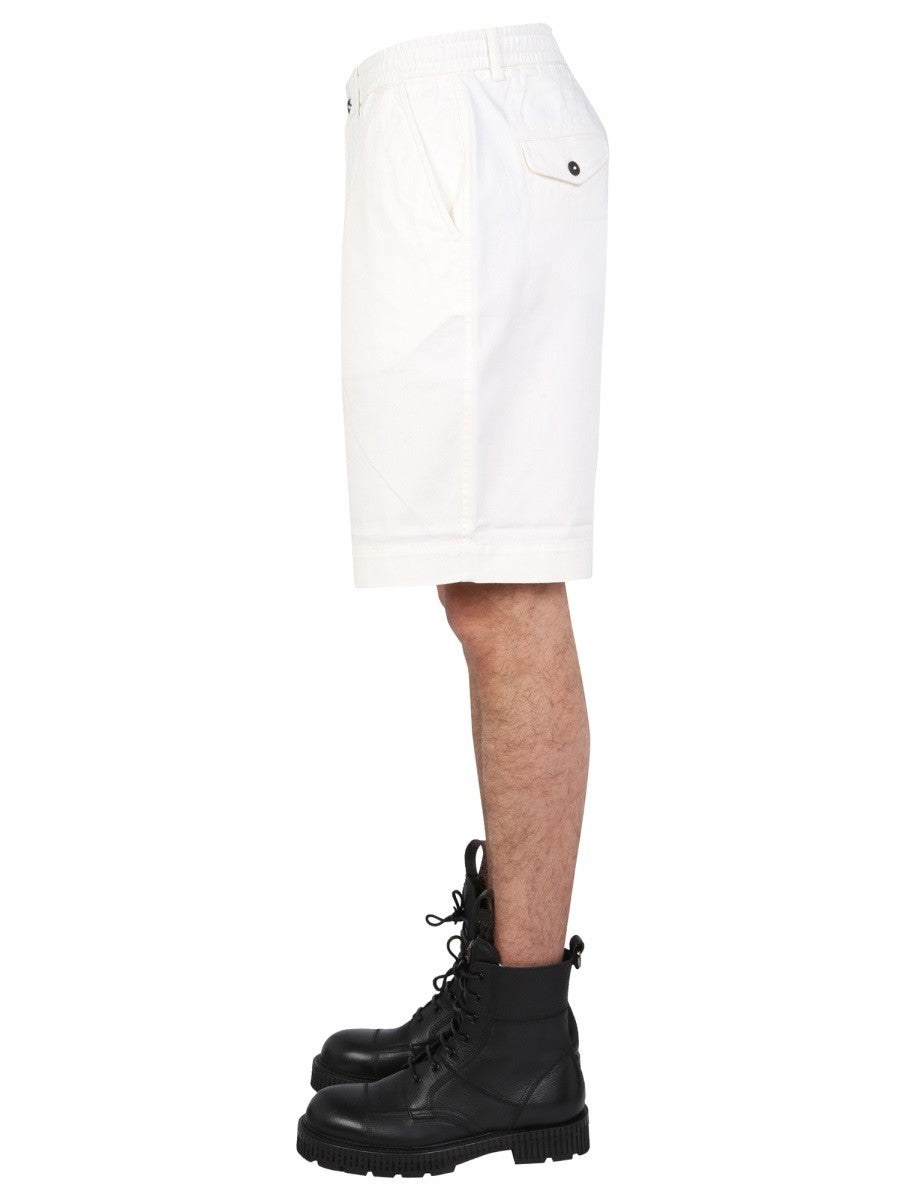 UNIVERSAL WORKS COTTON BERMUDA SHORTS