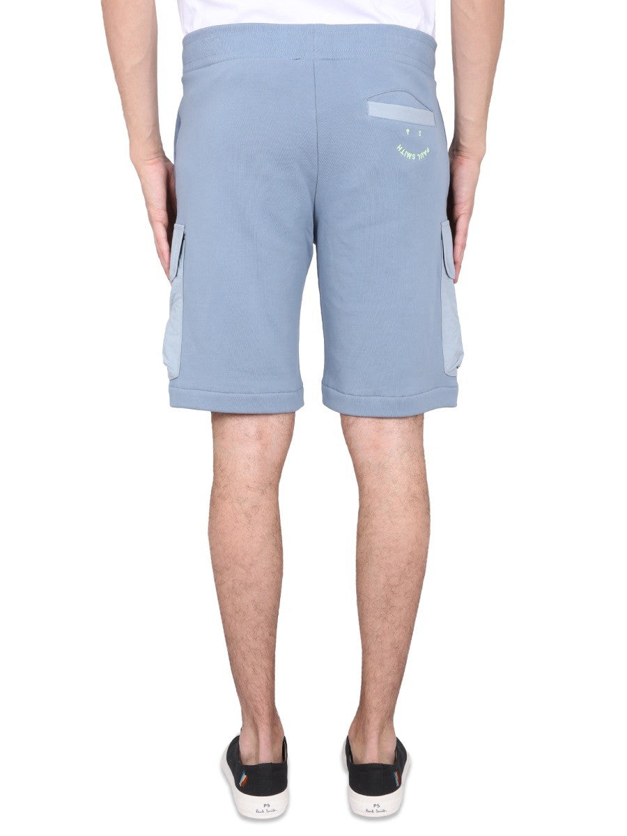 PS BY PAUL SMITH COTTON BERMUDA SHORTS