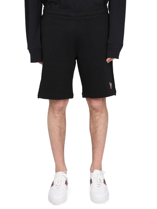 PS BY PAUL SMITH COTTON FLEECE BERMUDA SHORTS