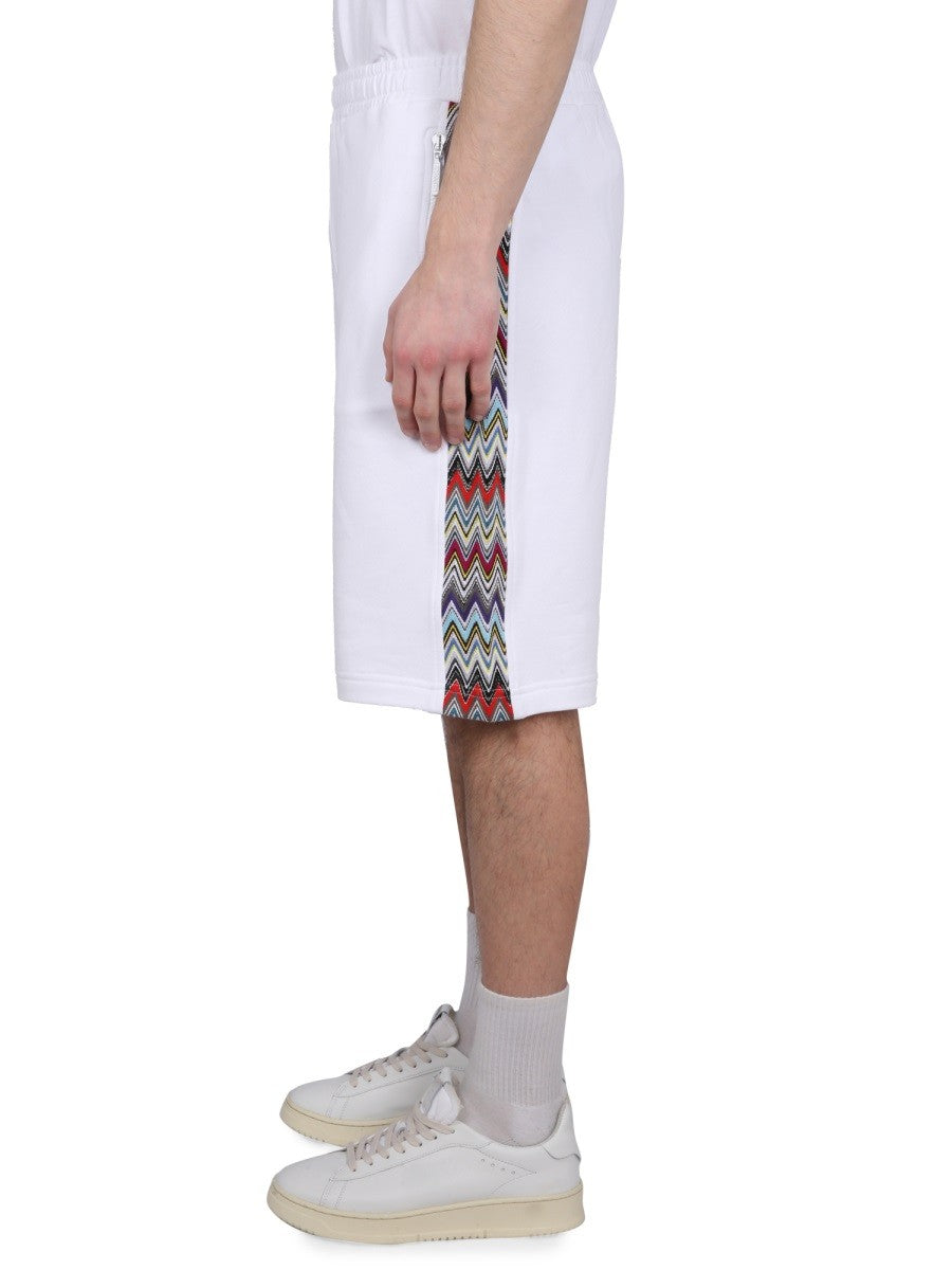 Missoni COTTON FLEECE BERMUDA SHORTS