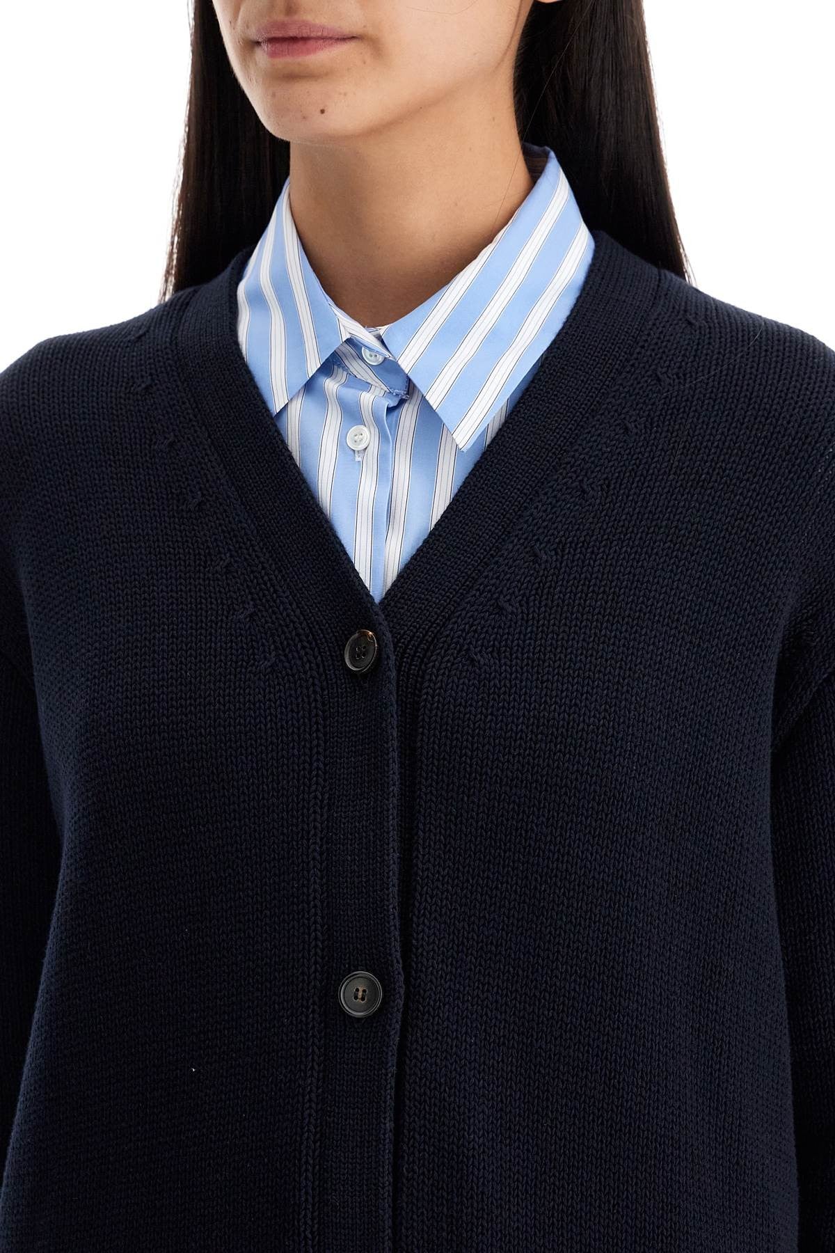 'S MAX MARA cotton knit cardigan sweater