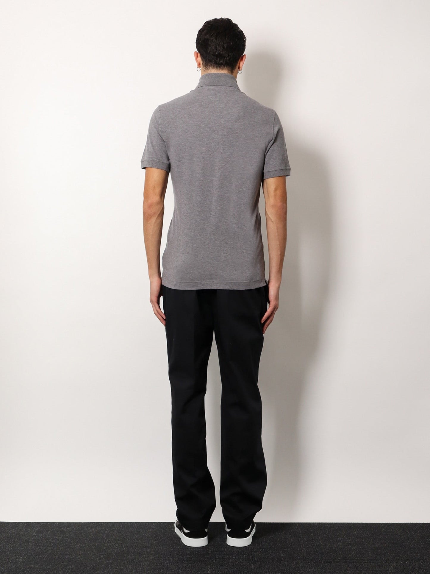 Dolce & Gabbana Cotton polo shirt with dolce&gabbana milano plate