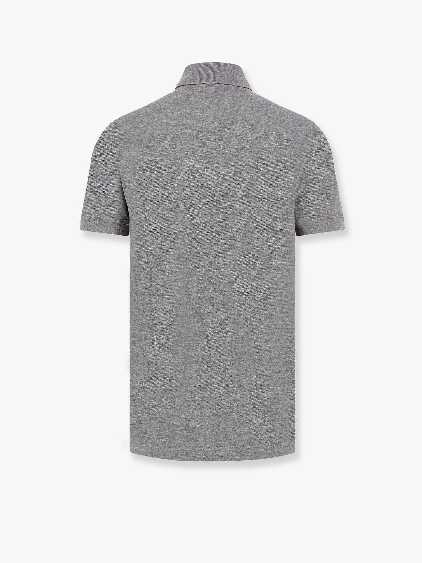 Dolce & Gabbana Cotton polo shirt with dolce&gabbana milano plate