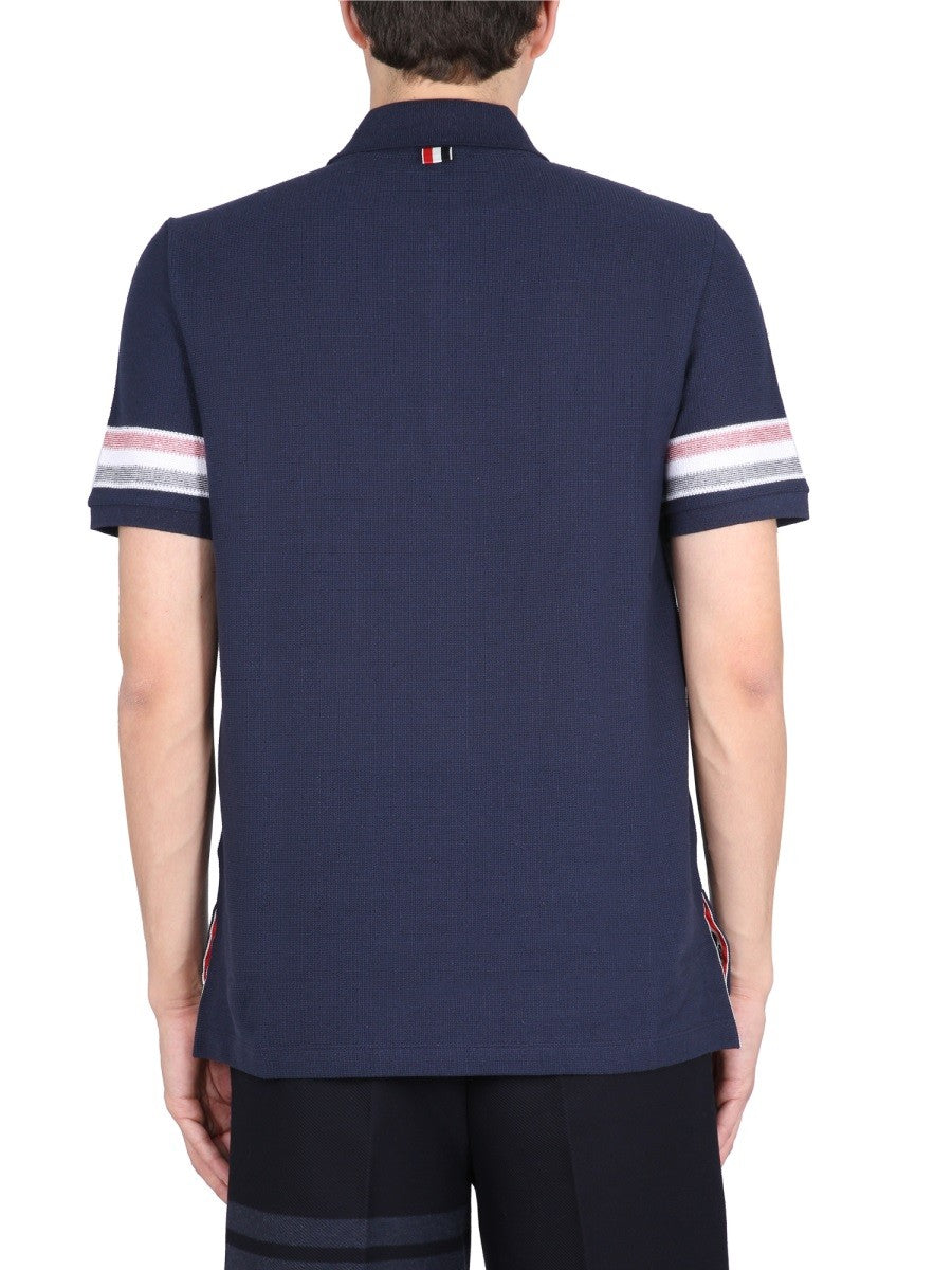 THOM BROWNE COTTON POLO