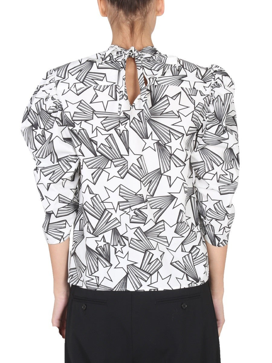 msgm COTTON POPLIN SHIRT