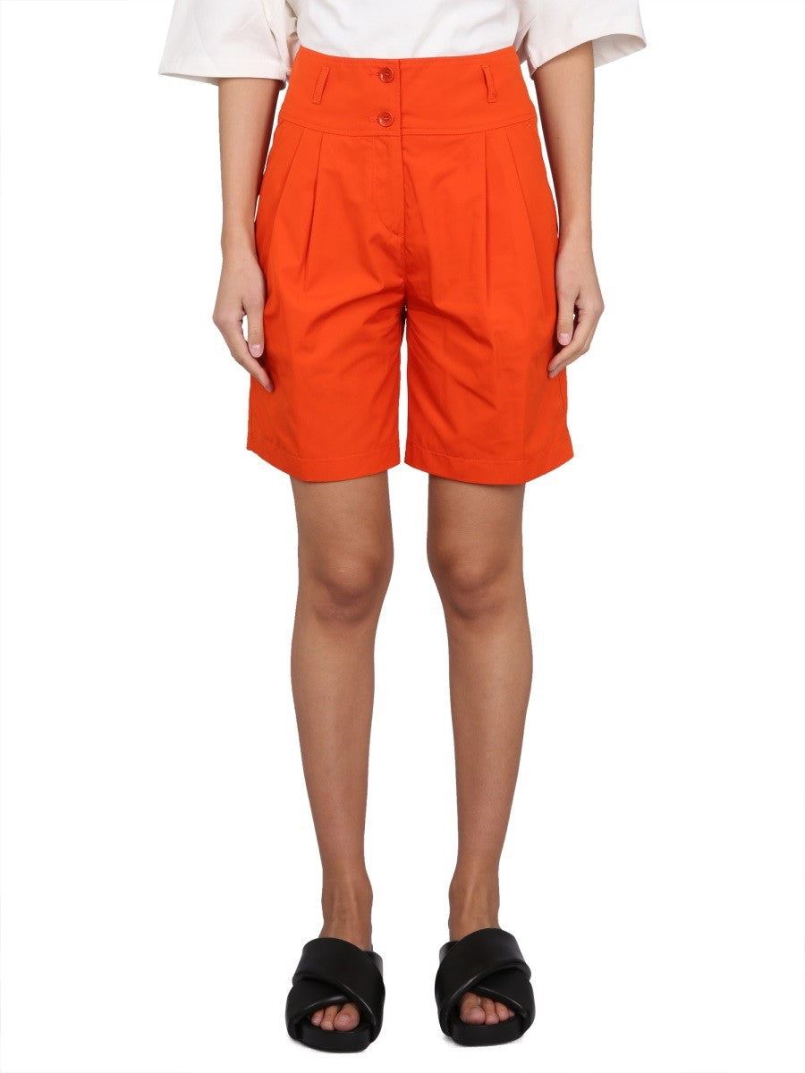 ASPESI COTTON POPLIN SHORTS