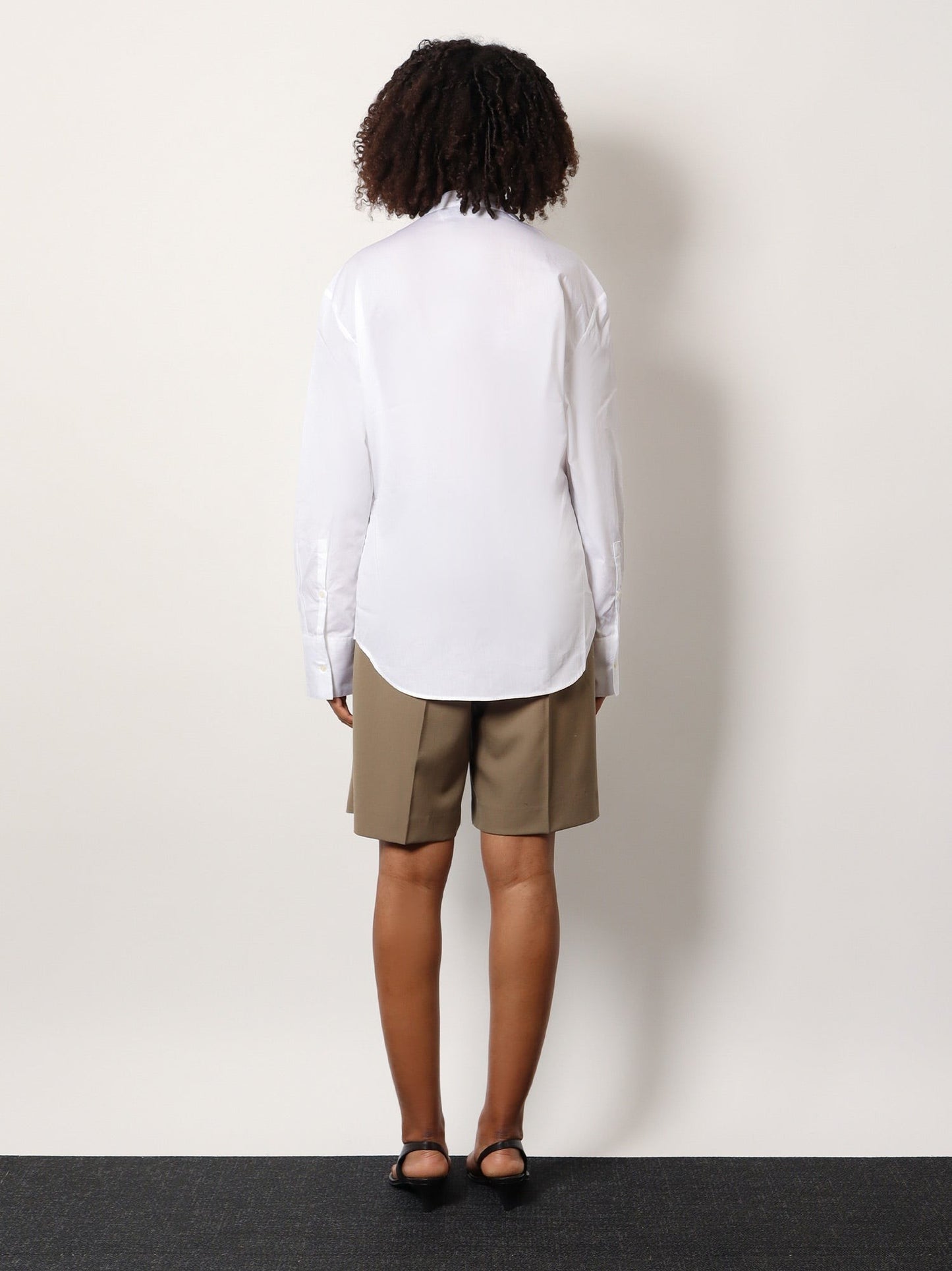 ROHE Cotton shirt with overlapping collar