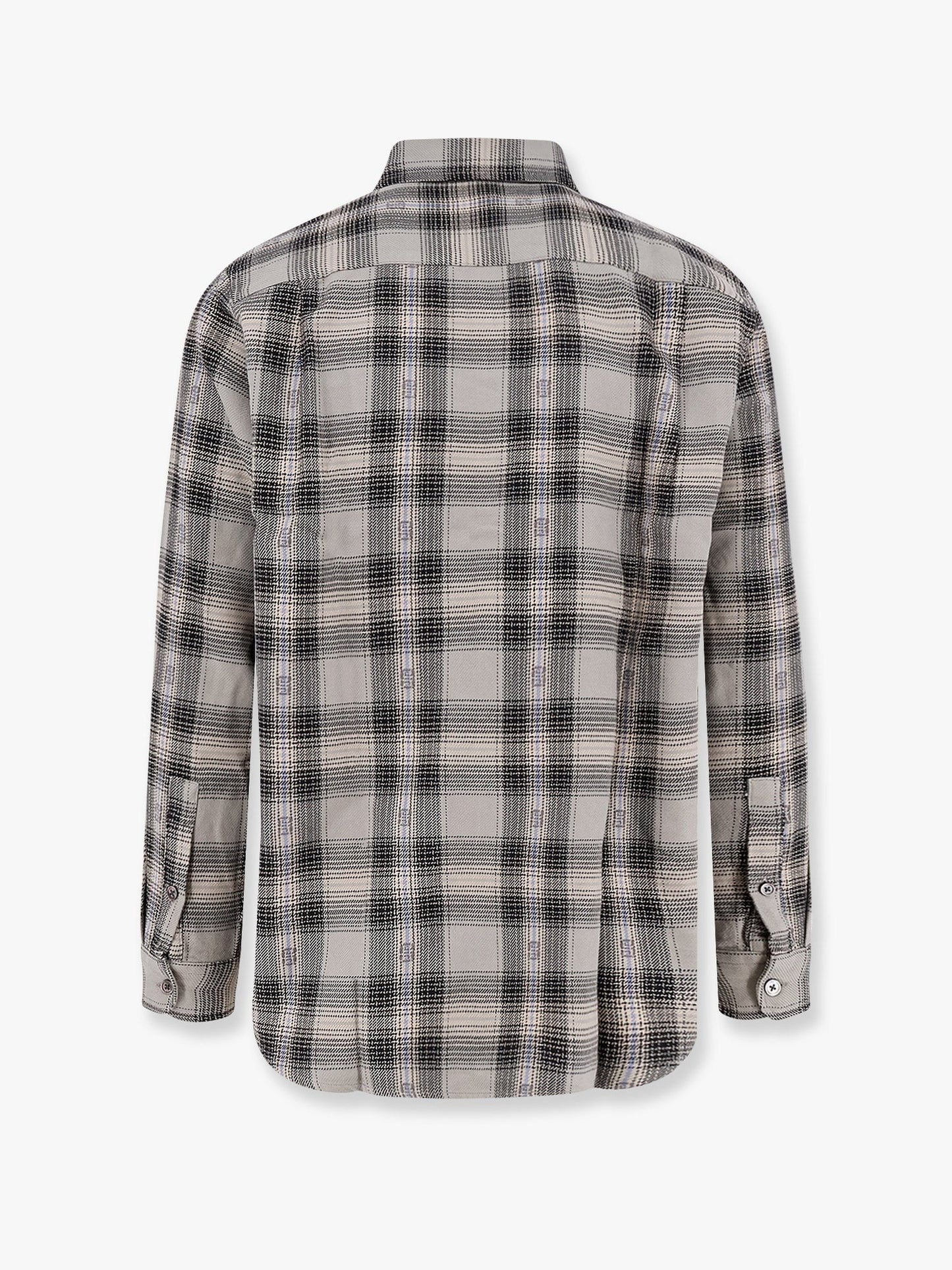 STUSSY Cotton shirt with plaid motif