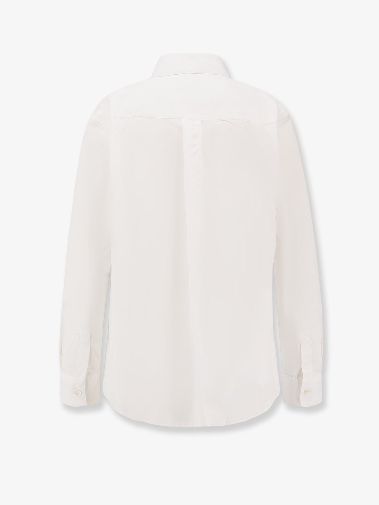 ASPESI Cotton shirt with ruffles