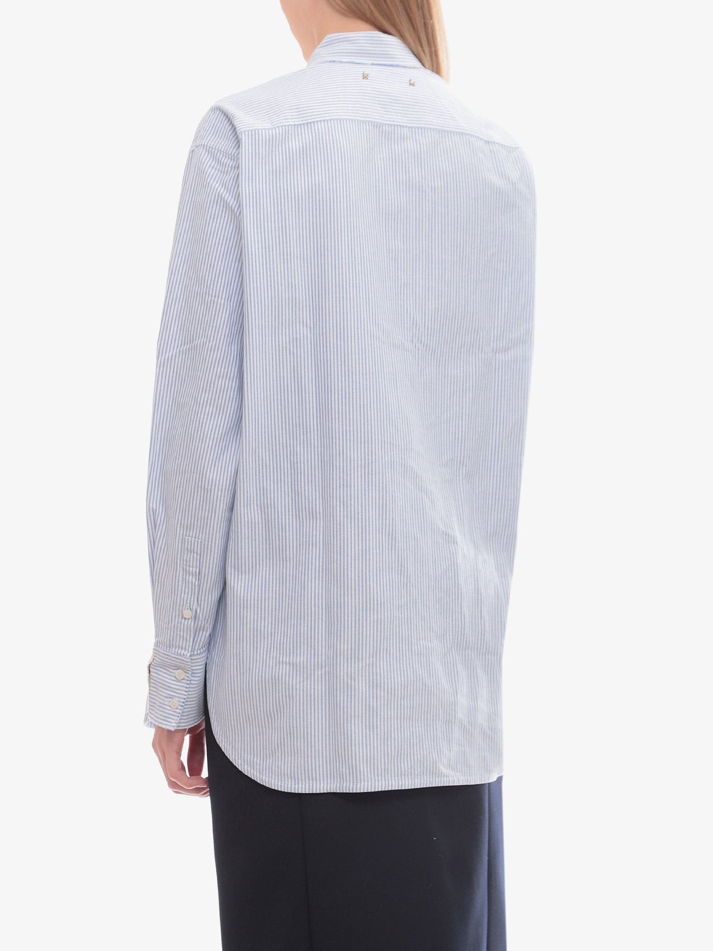 Golden Goose Deluxe Brand Cotton shirt with striped motif