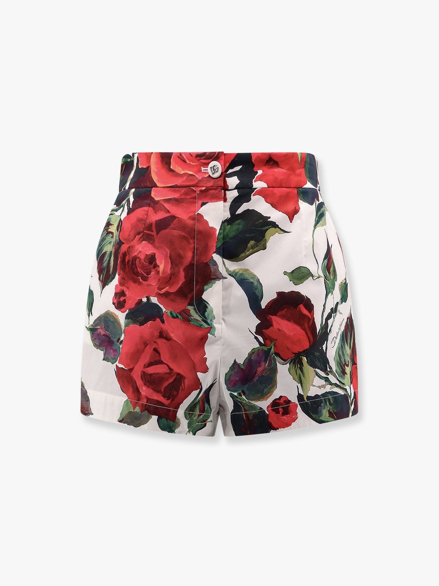 DOLCE e GABBANA Cotton shorts with iconic print