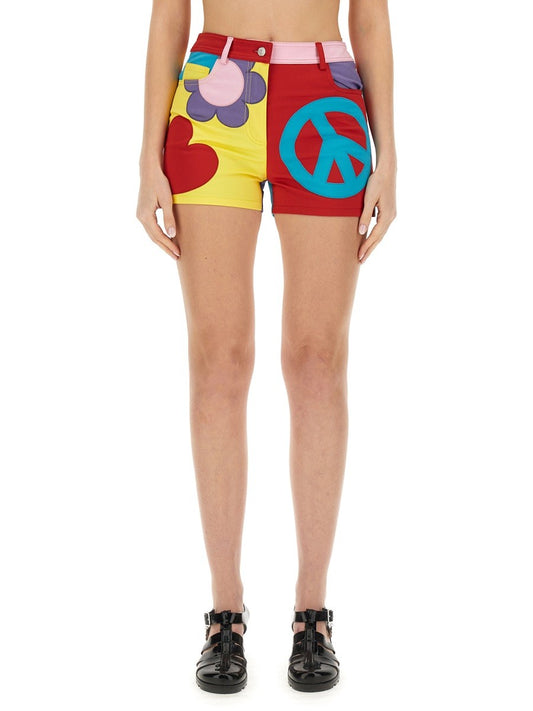 MOSCHINO JEANS COTTON SHORTS