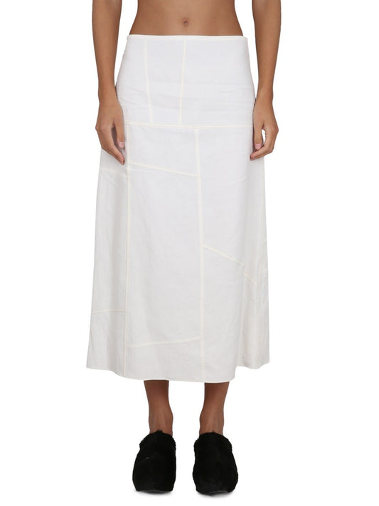 JIL SANDER COTTON SKIRT