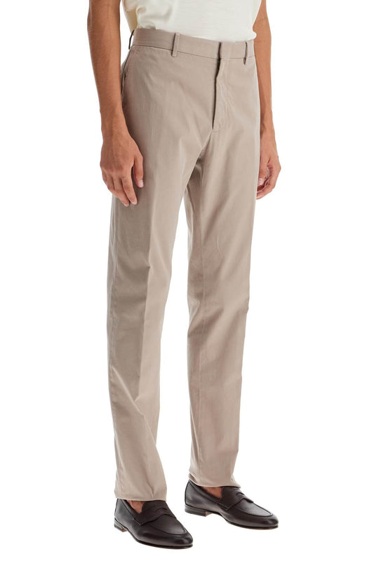 Zegna cotton stretch pants for men