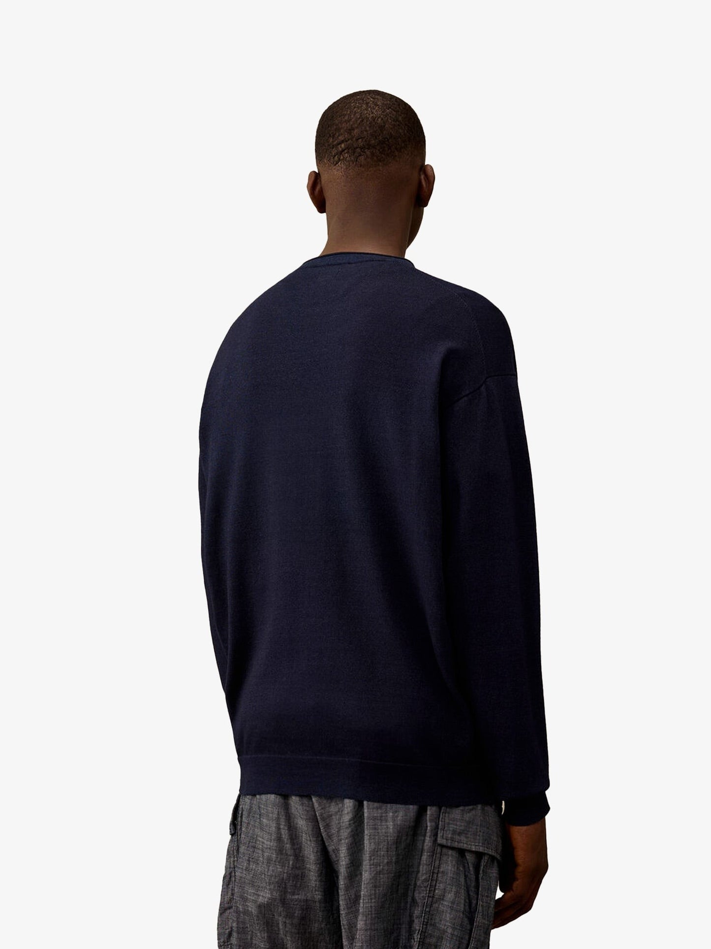 C.P.COMPANY Cotton sweater with Logo patch