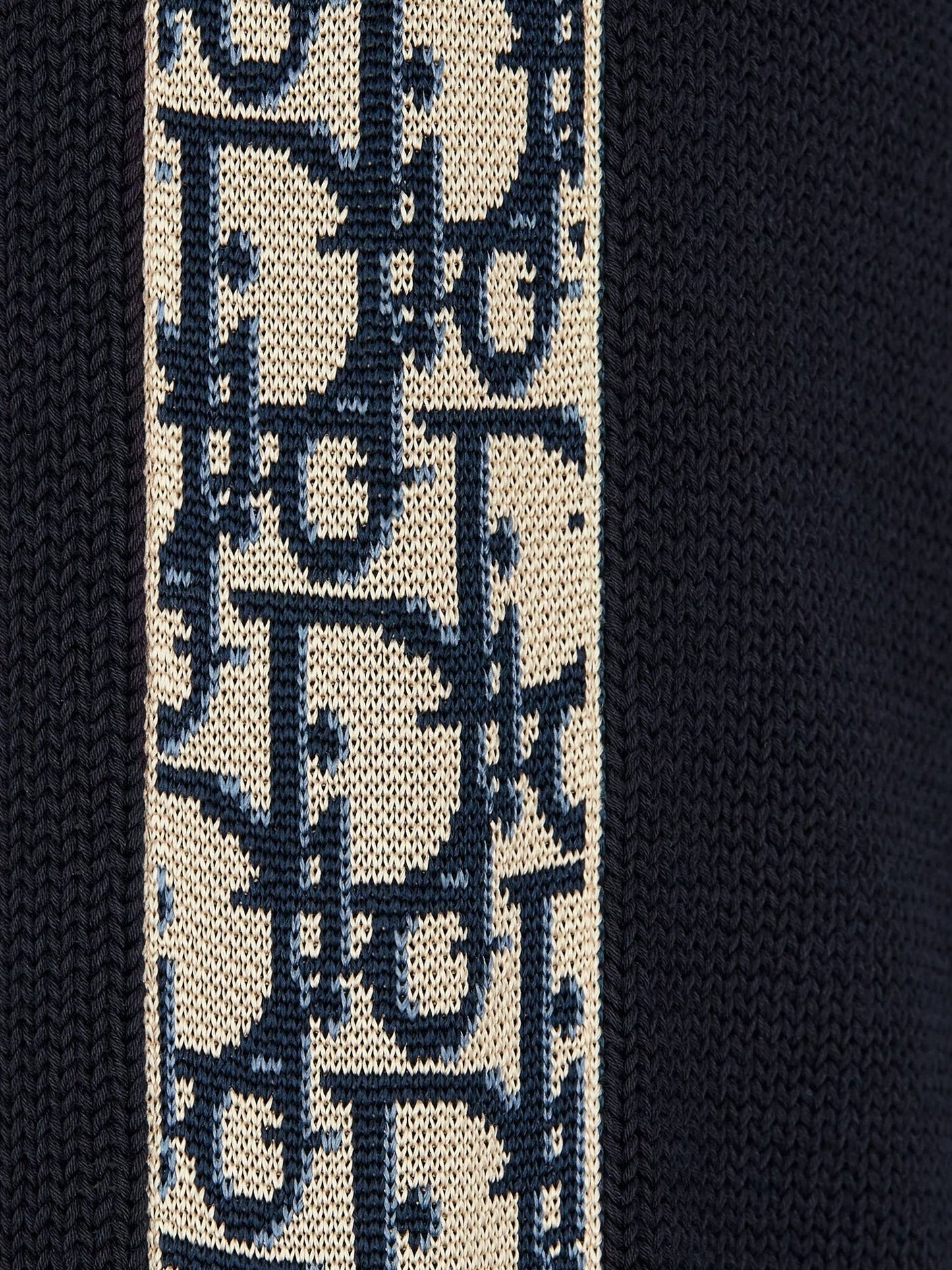 Dior Cotton sweater with silk inserts