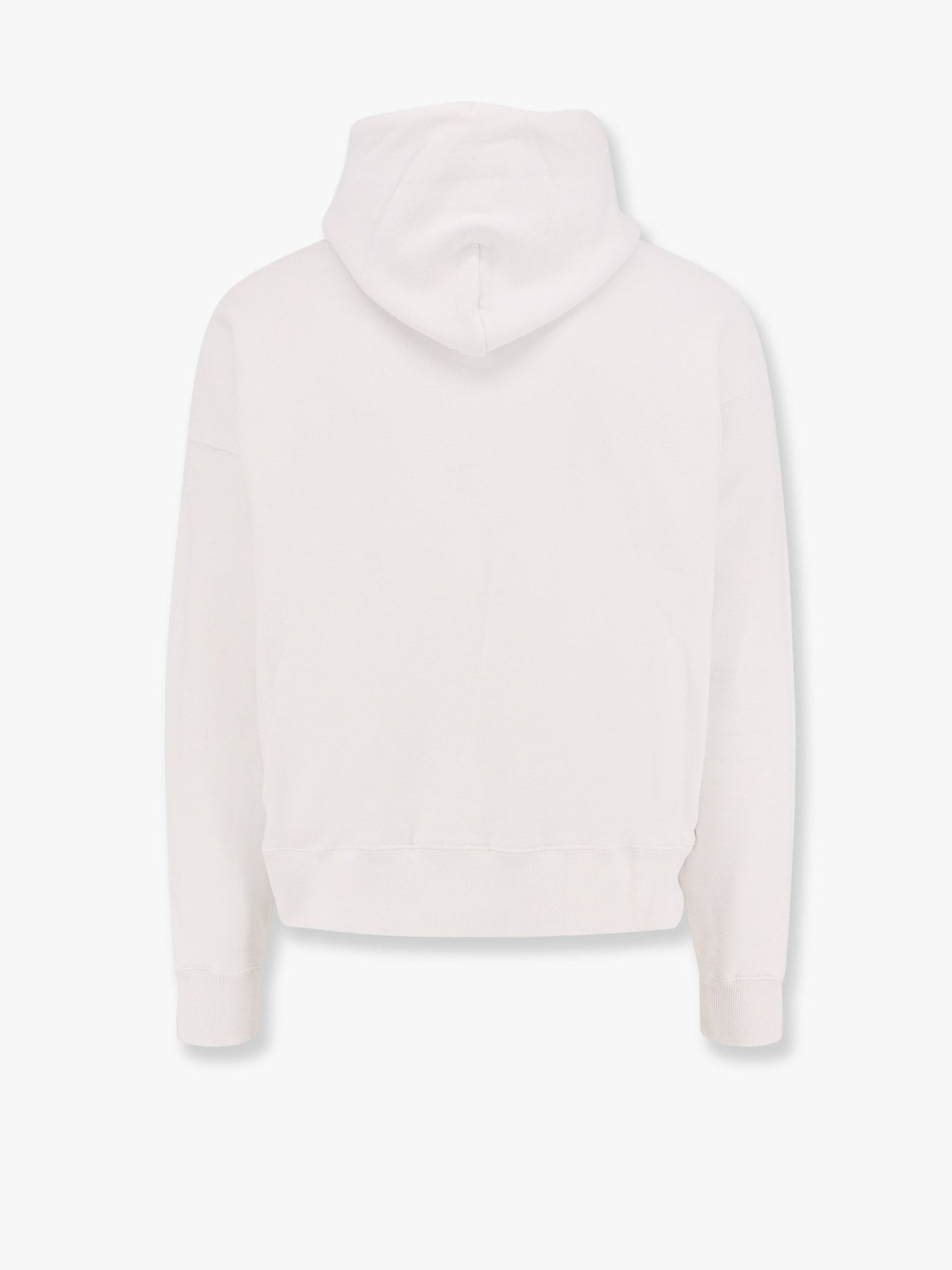 Off White Cotton sweatshirt whit frontal logo print