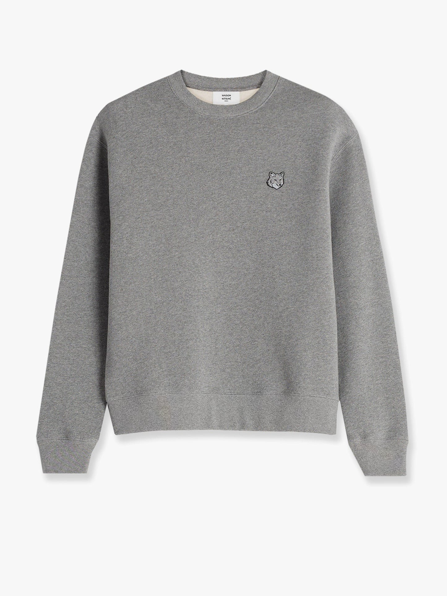 Maison Kitsune Cotton sweatshirt with Bold Fox Head patch