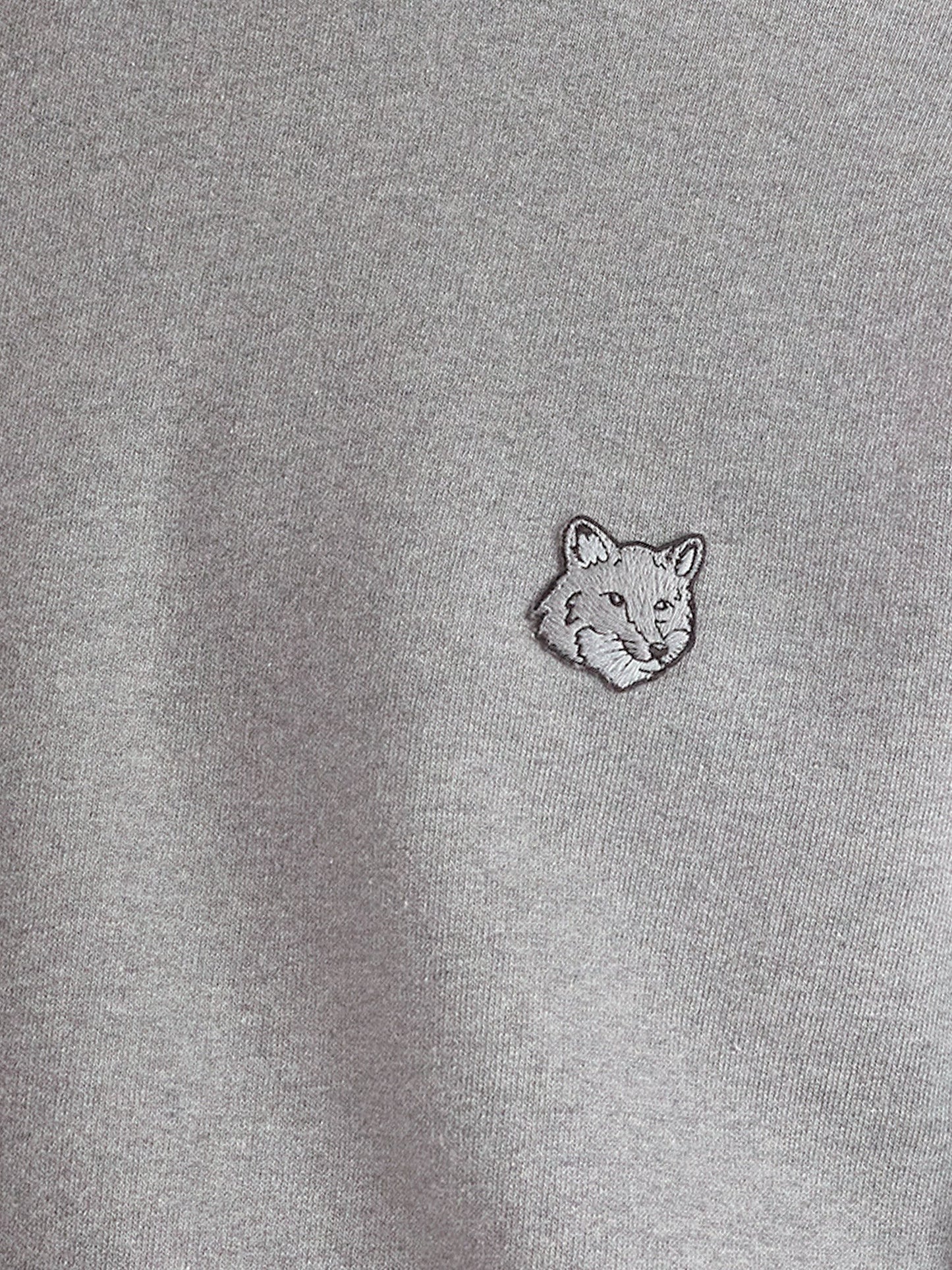 Maison Kitsune Cotton sweatshirt with Bold Fox Head patch