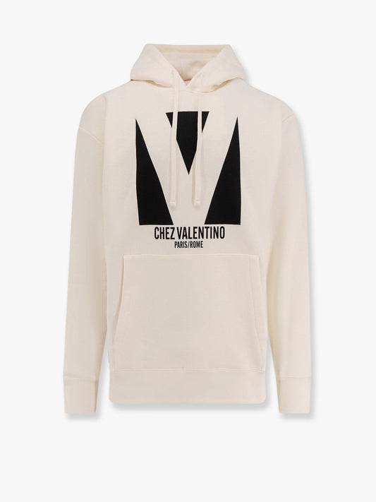 Valentino Cotton sweatshirt with chez valentino print