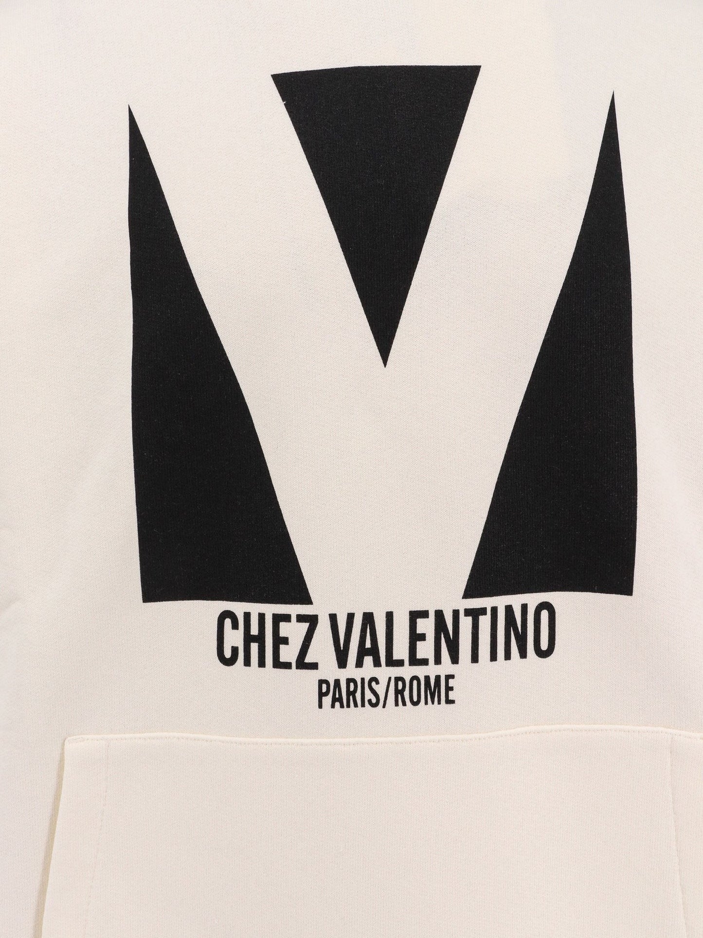 Valentino Cotton sweatshirt with chez valentino print
