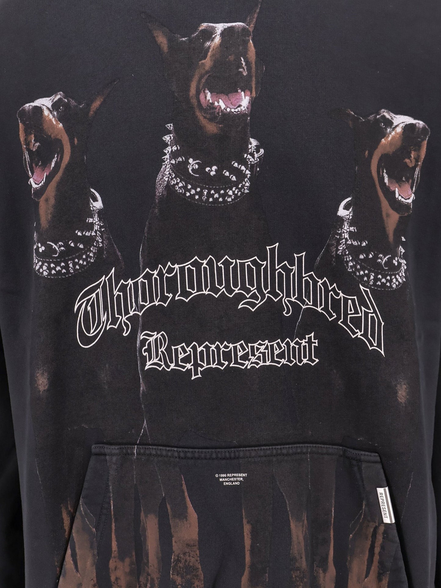 Represent Cotton sweatshirt with frontal thoroughbred print