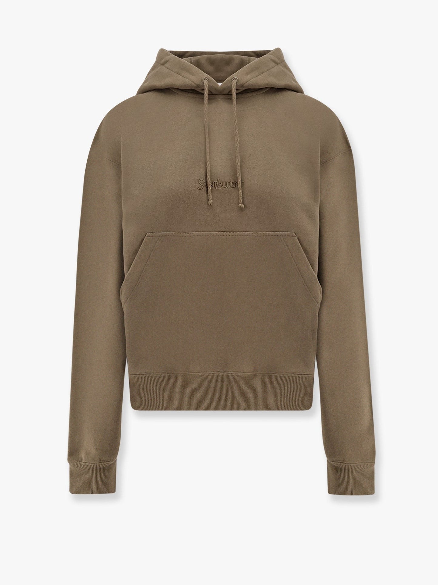 Saint Laurent Cotton sweatshirt with logo embroidery