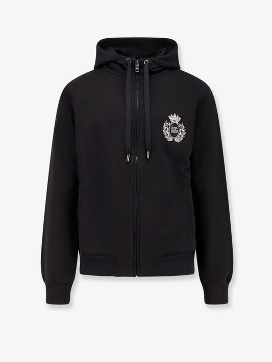 Dolce & Gabbana Cotton sweatshirt with logo patch