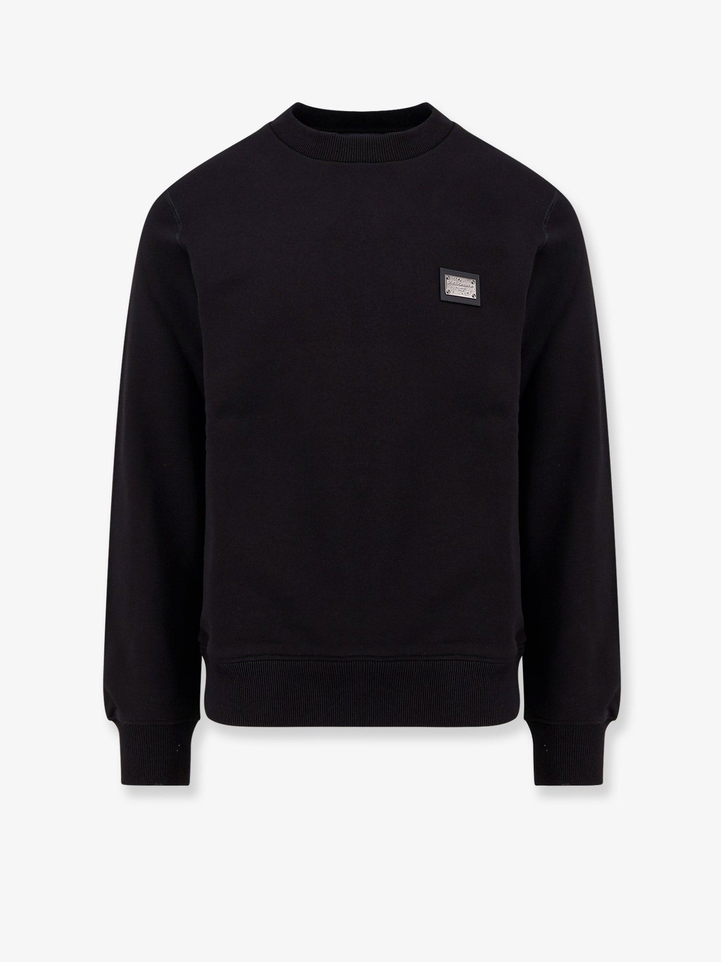 Dolce & Gabbana Cotton sweatshirt with logo patch