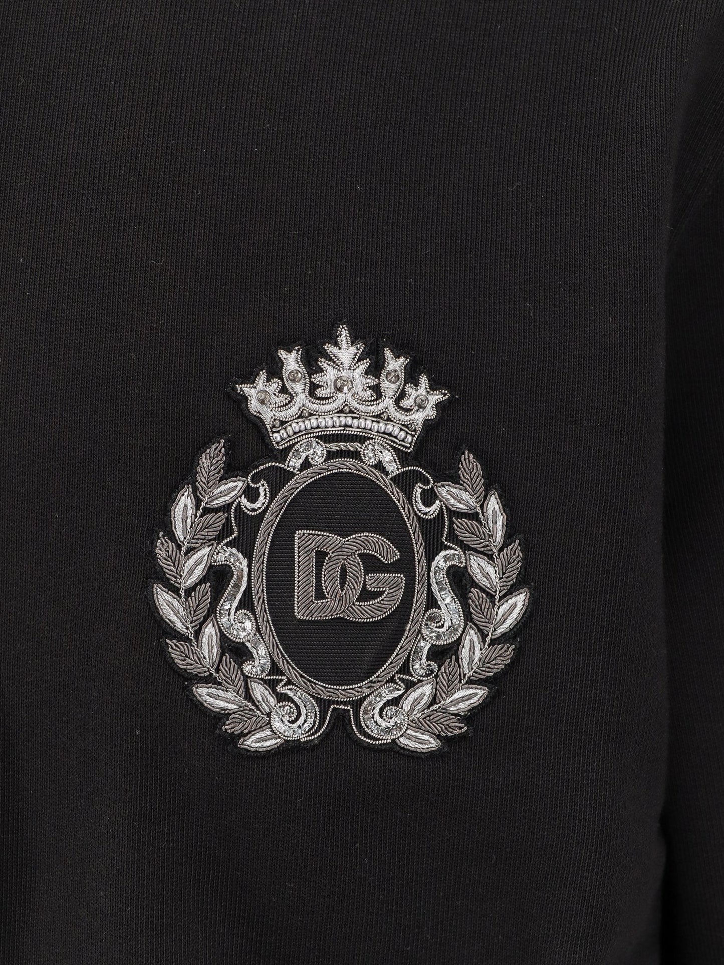 Dolce & Gabbana Cotton sweatshirt with logo patch
