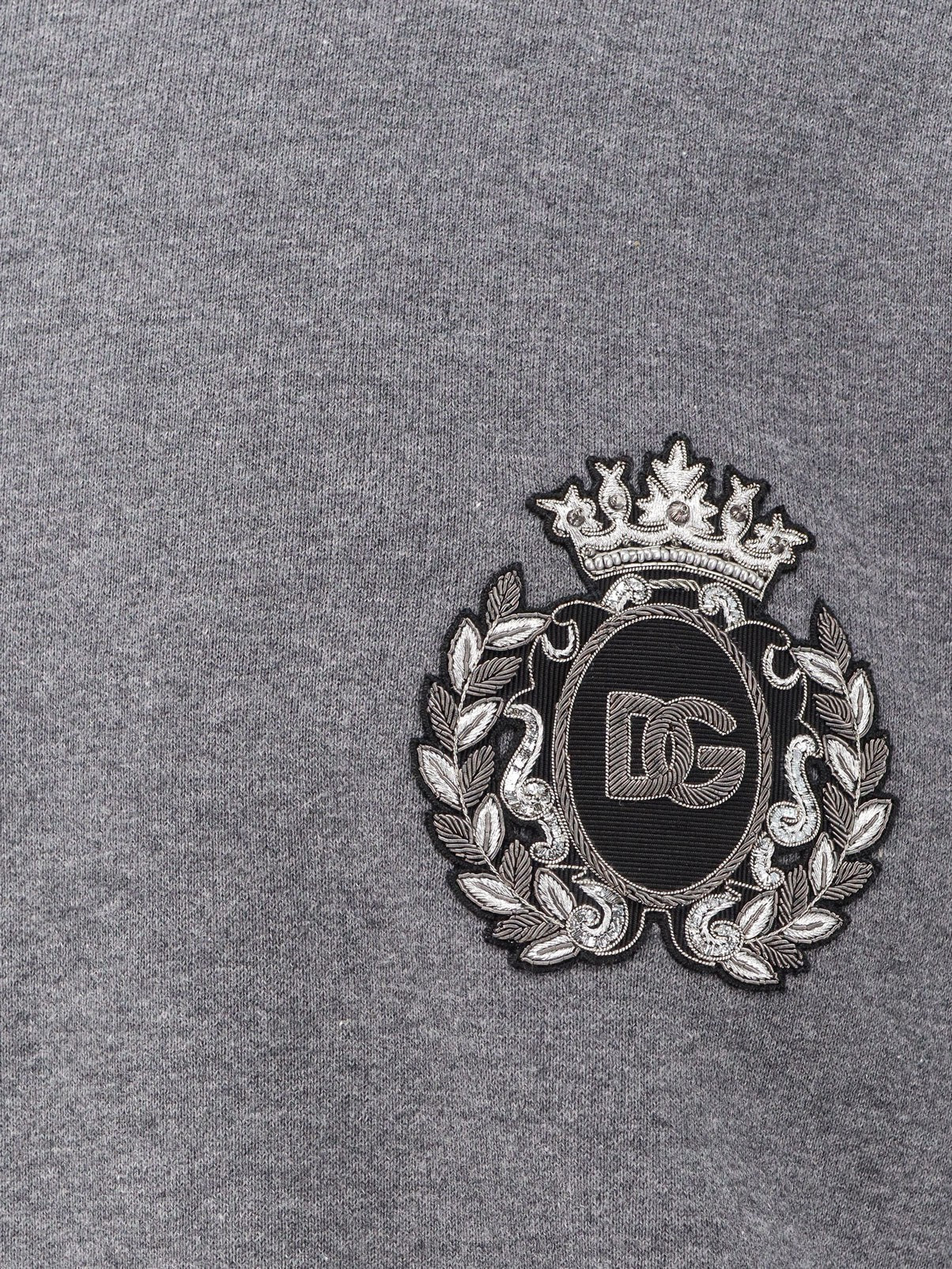 Dolce & Gabbana Cotton sweatshirt with logo patch