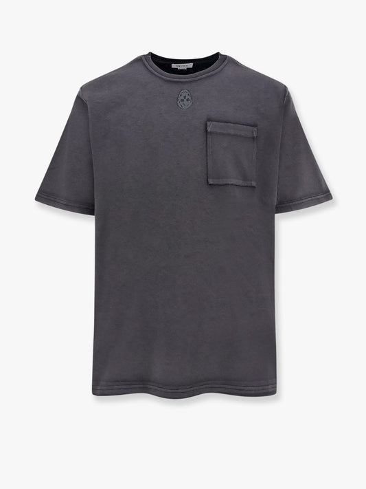 Alexander Mcqueen Cotton t-shirt with frontal iconic skull