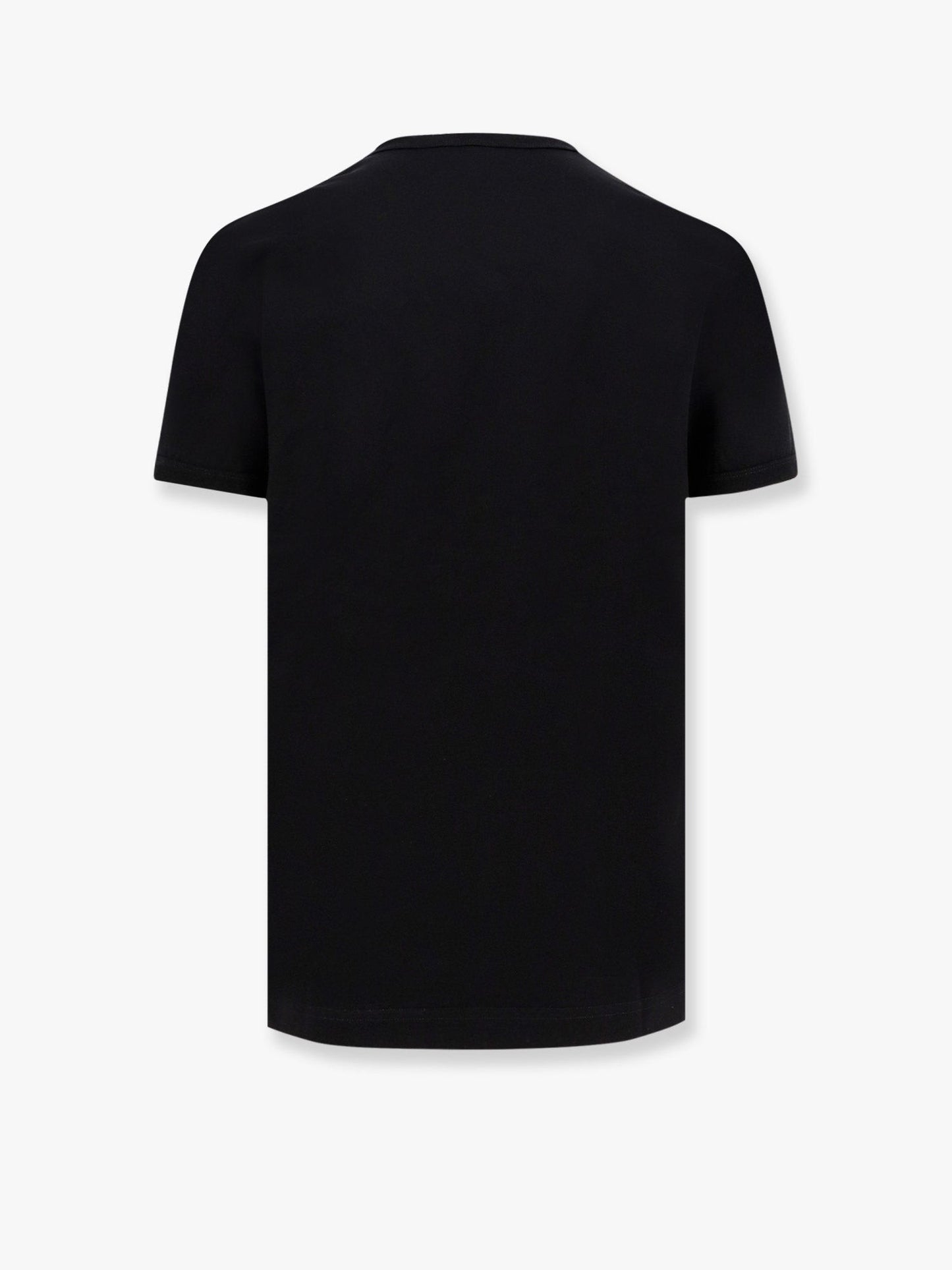DOLCE e GABBANA Cotton t-shirt with hand-embroidered patch