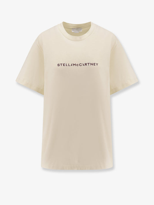 stella mccartney Cotton T-shirt with logo print