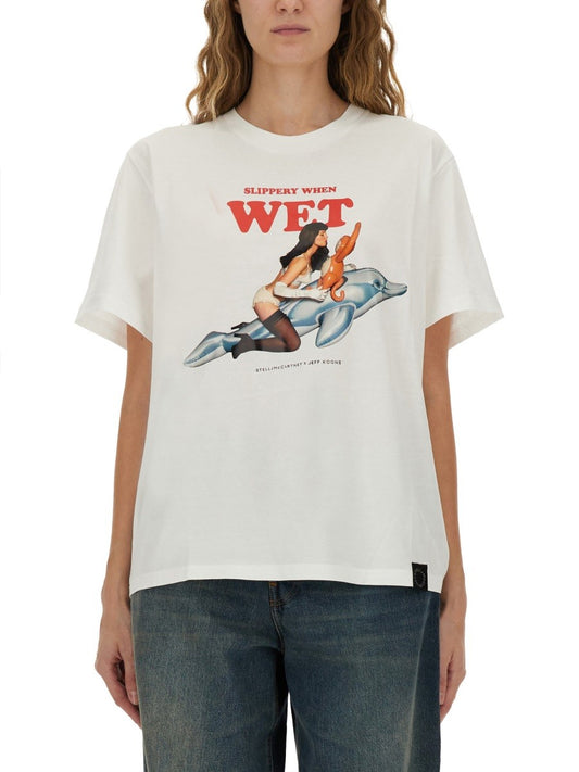 stella mccartney COTTON T-SHIRT