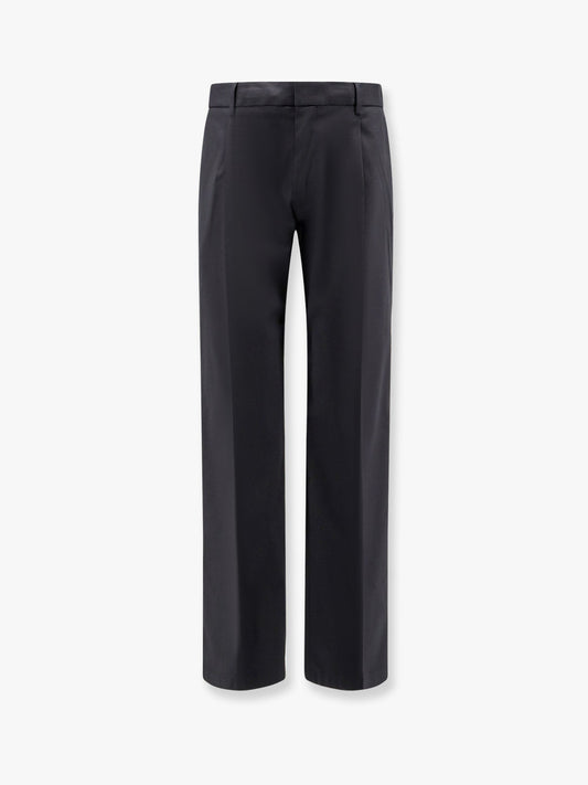 Dolce & Gabbana Cotton trouser with elastic inserts and drawstring
