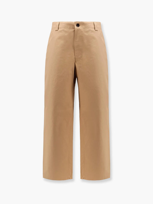 Gucci Cotton trouser with web detail